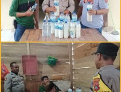 Polres Konsel : Sidak Kepenjual Miras Ilegal Jelang Nataru 2023/2024 di Kab. Konsel