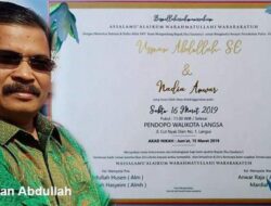 Bentuk Balas Jasa Sepuluh Tahun Wujudkan Perubahan, Usman Abdullah Layak Dipilih Jadi Anggota DPR-RI