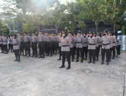 Karendal OPS Mantap Brata Kapuas 2024 Pimpin Apel Pengamanan Rapat Pleno Tingkat Provinsi Kalbar di Hari ke Dua