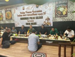 Buka Puasa Bersama Awak Media Kabid Humas Polda Kalbar Ucapkan Terimakasih Atas Peranan Media Dalam menyukseskan Pemilu 2024 Di kalimantan Barat