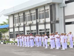 Danlanal Simeulue Hadiri Serah Terima Jabatan Dansatrol Lantamal I dan Danlanal Sabang