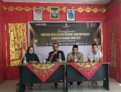 Gandeng Tokoh Masyarakat, PPK Kecamatan Padang Gelugur Gelar Sosialisasi Pilkada 2024