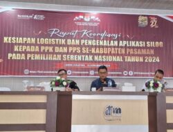 KPU Gelar Rakor Nitrk Tata Kelola Logistik dan Penggunaan Aplikasi SILOG