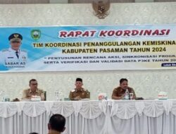 Bupati Pasaman Buka Rakor Tim Koordinasi Penanggulangan Kemiskinan