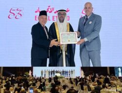 Pemberian Penghargaan International Certificate Hiasi Perayaan Hari Nasional Uni Emirat Arab di Jakarta