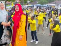 Dua Srikandi Fraksi Golkar DPRD Pasaman Meriahkan HUT Golkar ke 60 