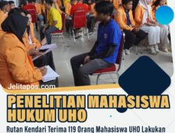 Rutan Kendari, Terima Sebanyak 119 Mahasiswa UHO Fakultas Hukum, Guna Melakukan Penelitian WBP