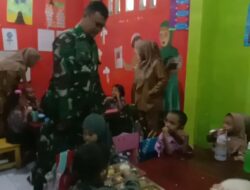Babinsa Kelurahan Karyamulya Monitoring Program Makan Bergizi Gratis (MBG)