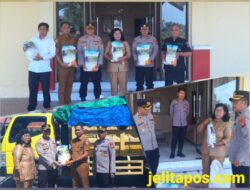 Wakapolres Konsel Menerima Bibit Jagung, Bibit Langsung di Distribusikan Kepada Warga Masyarakat Konsel