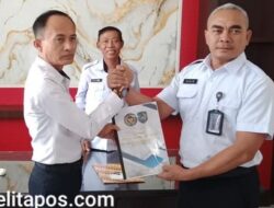 Sertijab Plt Karutan Kendari, Secara Resmi R.Teja Iskandar Ditunjuk Sebagai Plt Karutan Kelas IIA Kendari