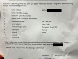 Oknum Sekcam Diduga Lecehkan Wartawati, Resmi Dilaporkan ke Polda Kalbar