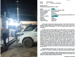 Rugi Jutaan Rupiah, Korban Adukan Oknum Pelaku PT. SJM ke Polisi, Diduga Mencuri BBM Solar di Lokasi PT TMI Pomala di Kabupaten Kolaka