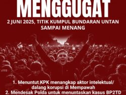 Dugaan Dalang Korupsi Mempawah Disorot, Aliansi Masyarakat Sipil Desak KPK Segera Tangkap