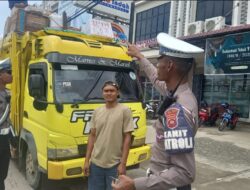 Kasat Lantas Polres Melawi Sampaikan Sosialisasi ODOL