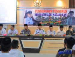 Wabup Pasaman H. Parulian Dalimunthe Hadiri Pengukuhan KAN Nagari Ladang Panjang Kecatan Tigo Nagari