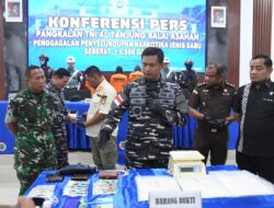 TNI AL Kembali Berhasil Gagalkan Penyelundupan 4,5 Kg Sabu di Perairan Asahan
