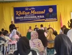 Gelar Sunatan Massal Irsan Sosiawan M.B.A.Wujud Kepedulian Kesehatan Anak