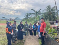 Prajurit Lanal Bintan Bersama Masyarakat Gotong Royong Bersihkan Lingkungan