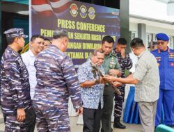 Lantamal IX Gelar Press Conference Pemusnahan Senjata Hasil Penggalangan