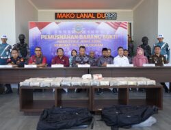 Langkah Nyata Berantas Peredaran Narkotika, Pangkalan TNI Angkatan Laut Dumai Musnahkan 48,54 Kilogram Narkotika Jenis Sabu