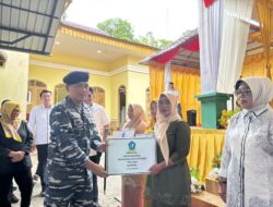 Danlanal Bintan Dampingi Bupati Bintan Kunjungan Kerja Ke Tambelan