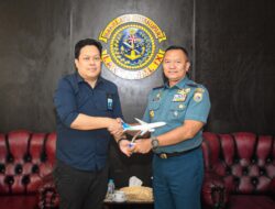 Danlantamal IX Terima Courtesy Call General Manager Garuda Indonesia
