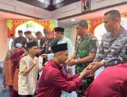 Danlanal Bintan Turut Melepas Kafilah Tanjungpinang Mengikuti MTQH XI Tahun 2025