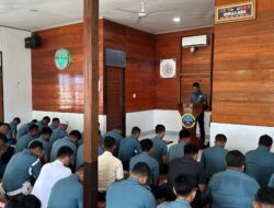 Danlanal Simeulue Beserta Personel Laksanakan Do’a Bersama Jelang Pelaksanaan Kasal Cup Tahun 2025