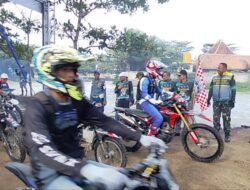 Tingkatkan Wisata Pantai Ujunggenteng, TNI AL Bandung Gelar Motor Trail Adventures