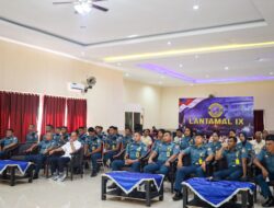 Tingkatkan Kualitas Pendidikan Prajurit, Lantamal IX Bekerjasama Dengan Universitas Terbuka Ambon Laksanakan Sosialisasi Program Pendidikan Tinggi