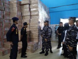 TNI Angkatan Laut Berhasil Amankan Kapal Pengangkut Rokok Ilegal Senilai 97,9 Milyar Rupiah di Perairan Riau