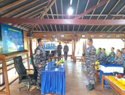 Jelang Mengakhiri Masa Jabatan, Danlanal Simeulue Laksanakan Exit Briefing