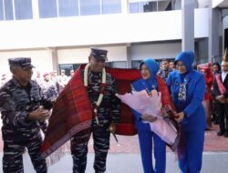 Lantamal I Sambut Kunjungan Kerja Pangkoarmada I dan Ketua Daerah Jalasenastri Armada I