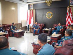 Siap Mendukung Tupoksi KSOP, Danlantamal IX Terima _Courtesy Call_ Kepala KSOP Ambon di Mako Lantamal IX