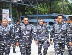 Pangkoarmada I Kunjungi Lanal TBA, Lepas 5.000 Bibit Ikan dan Apresiasi Prestasi Prajurit