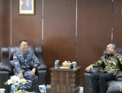 Komandan Lanal Dumai Sambut Hangat Kunjungan Wakil Bupati Kepulauan Meranti