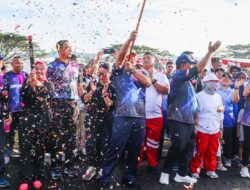Ribuan Warga Masyarakat Banjiri Mako Lantamal IX Ambon Semarakkan HUT Ke-72 Lantamal IX Ikuti Fun Bike dan Fun Walk