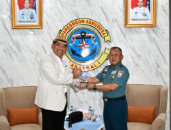 Tingkatkan Sinergitas Unsur Kemaritiman, Danlantamal I Terima Courtesy Call President Indonesia Maritime Pilot Association (INAMPA)