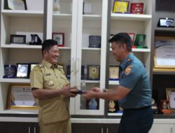 Komandan Lanal Nias Laksanakan Kunjungan Kerja Ke Bupati Nias Selatan