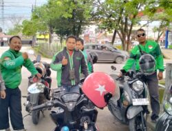 Polantas Menyapa, Satlantas Polres Maros Sosialisasi ke Komunitas Ojol