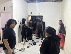 Polres Maros Bubarkan Pesta Miras Sekelompok Pria dan Wanita di Tanralili
