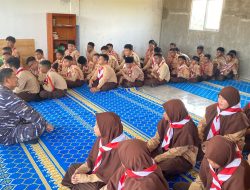Bina Karakter Pelajar, Lanal Bintan Berikan Pelatihan Disiplin dan Wawasan Kebangsaan