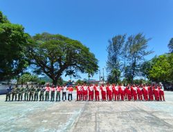 Lanal Sabang Latih Paskibraka Kota Sabang Persiapan HUT RI Ke-80 Tahun 2025