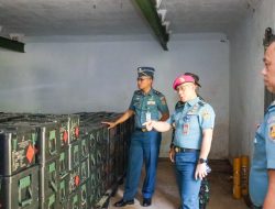 Danlantamal IX Didampingi Pejabat Utama Terima Audiensi Tim Safari Komlek Mabesal di Mako Lantamal IX Ambon