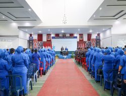 Pembina dan Ketua Korcab IX DJA III Laksanakan Tatap Muka Bersama Anggota Jalasenastri Korcab IX DJA III