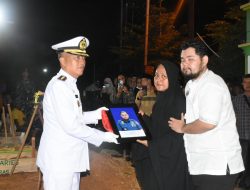 Danlanal Bintan Pimpin Upacara Deputasi Pemakaman Kadiskum Lantamal XIV Sorong