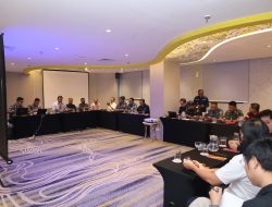 Lanal Bintan Ikuti Kegiatan Rakor Shio To Ship (STS) Labuh Jangkar Kawasan Tanjung Berakit