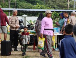 Bentuk Kepedulian Polres Maros, 300 Sak Beras Ludes Sama Sekali