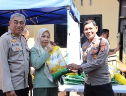 Gerakan Pangan Murah Polres Maros, 10 Ton Beras Ludes Terjual