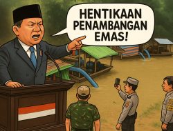 Prabowo Tabuh Genderang Perang: 1.063 Tambang Ilegal Diburu, Kalbar Jadi Sorotan